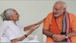 PM Modi's mother casts her vote in Gandhinagar civic polls