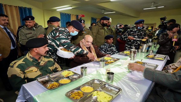 Amit Shah spends night at CRPF camp in Pulwama; says will see a peaceful J&K 'in our lifetime'