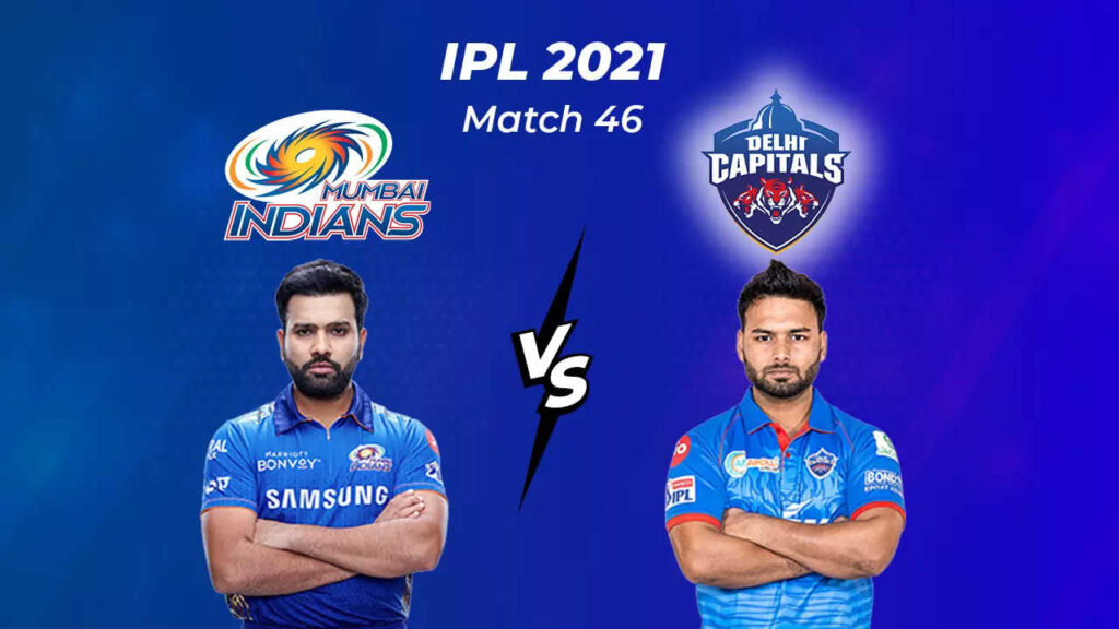 IPL Live Score 2021: Mumbai Indians vs Delhi Capitals