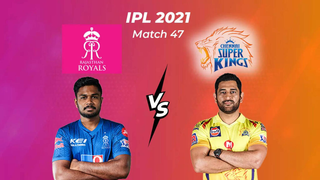 IPL Live Score 2021: Rajasthan Royals vs Chennai Super Kings