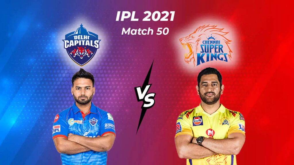 IPL 2021 Live Score: Delhi Capitals vs Chennai Super Kings