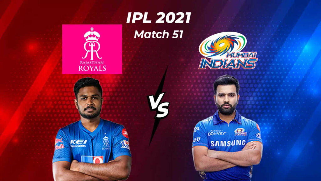 IPL 2021 Live Score: Rajasthan Royals vs Mumbai Indians