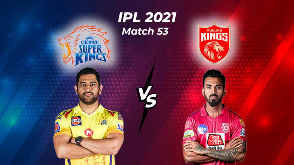 IPL 2021 Live: Chennai Super Kings vs Punjab Kings