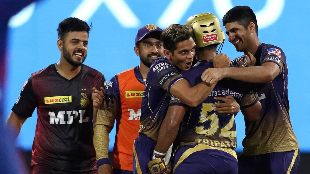 KKR survive late DC scare to enter IPL final - Match highlights