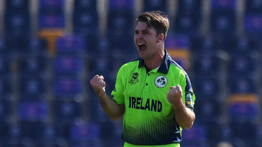 Ireland's Curtis Campher takes four wickets in four balls