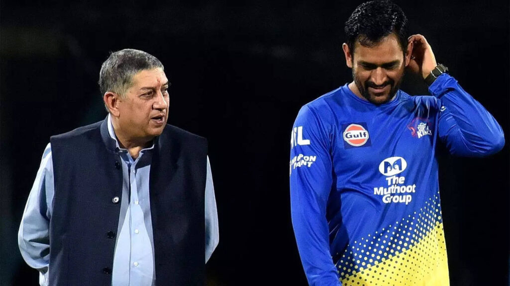 No CSK without Dhoni, no Dhoni without CSK: N Srinivasan