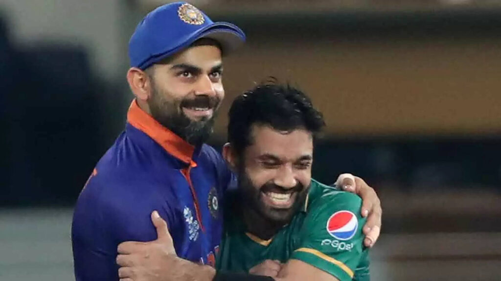 Watch: Kohli hugs Rizwan, fans applaud gesture