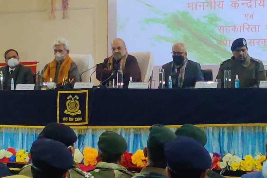 'Goals for India's 100th Year of Independence Have to Be Set Now': Amit Shah at CRPF Camp in Pulwama