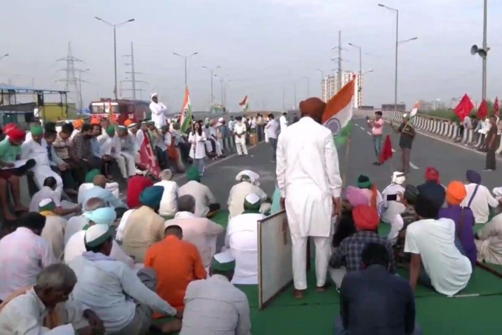 Farmers Block Traffic on National Highway in Kurukshetra