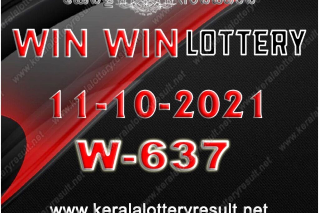 Kerala Win Win W-637 Lottery Result 2021 Live Updates: Check Winning Numbers for October 11