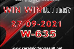 Kerala Win Win W-635 Lottery Result 2021 Live Updates: Check Winning Numbers for September 27