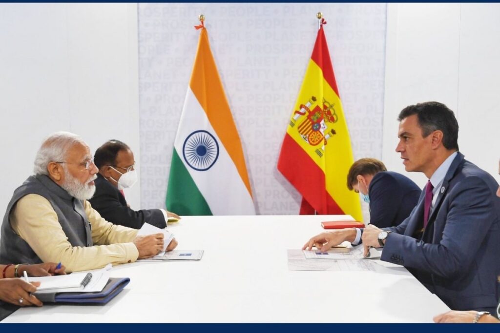 PM Modi Holds 'Fruitful' Talks with Spanish Counterpart Pedro Sanchez in Italy