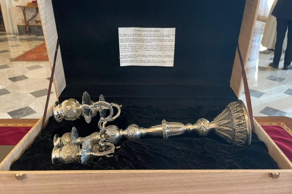 Silver Candelabra, Bronze Plaque: Special Gifts PM Modi & Pope Francis Gave Each Other