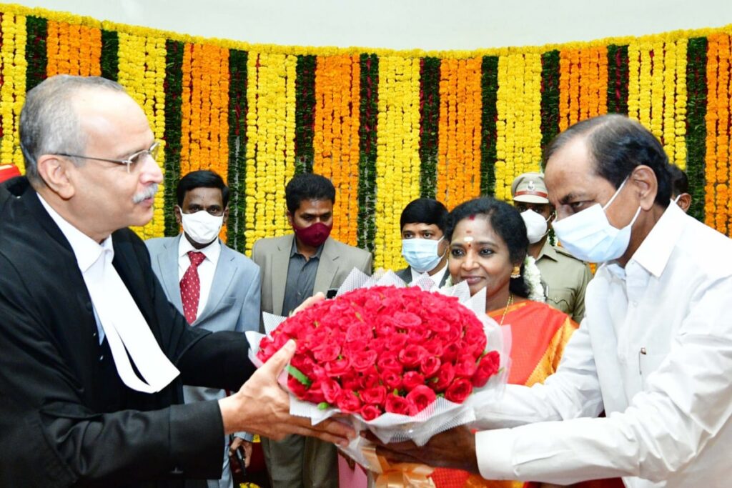 Satish Chandra Sharma Sworn in as Chief Justice of Telangana High Court