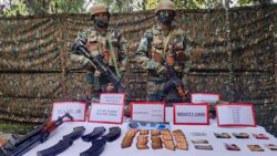 Security forces terror hideout, recover ammunition dump