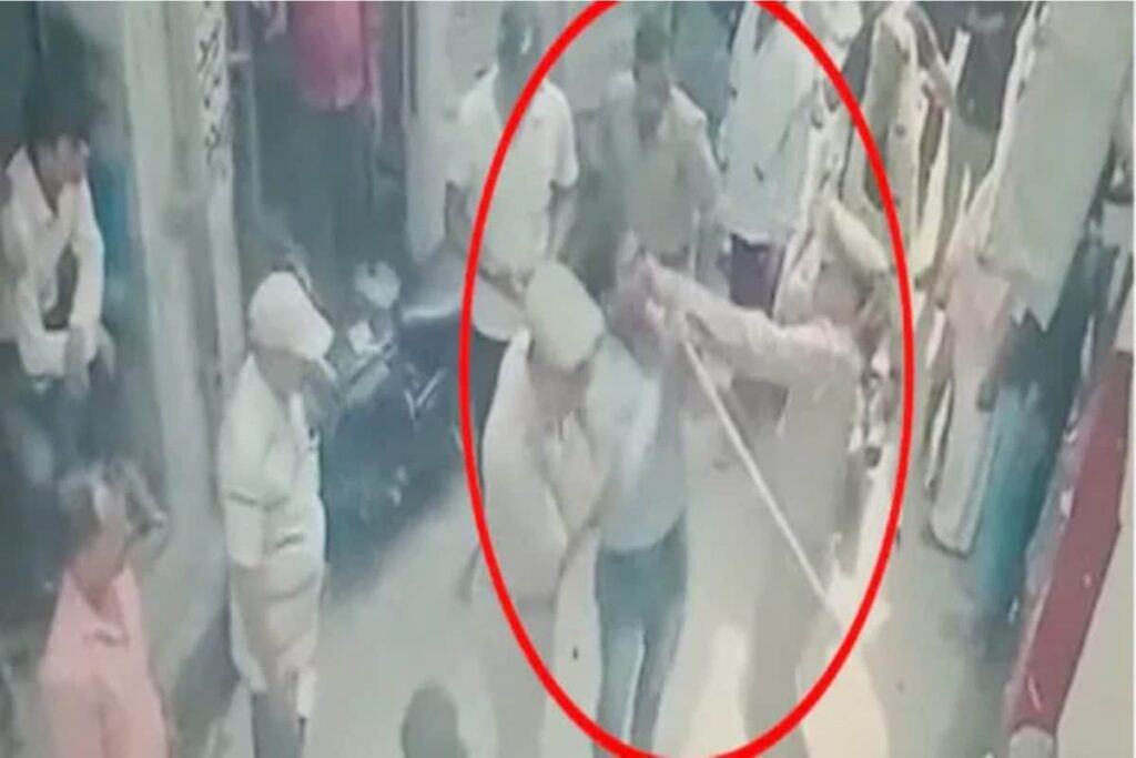 Uttar Pradesh Police Manhandles BJP Local Leader in Badaun, Video Goes Viral