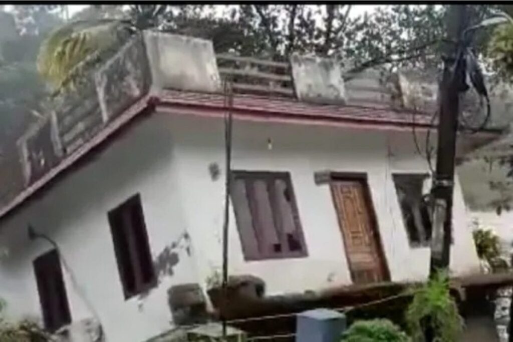 Video: House Washed Away in Kottayam As Floods Wreak Havoc in Kerala