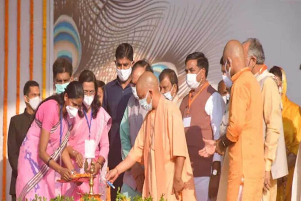 Yogi Adityanath lays Foundation of Medical College in Chandauli, Names it After Baba Keenaram