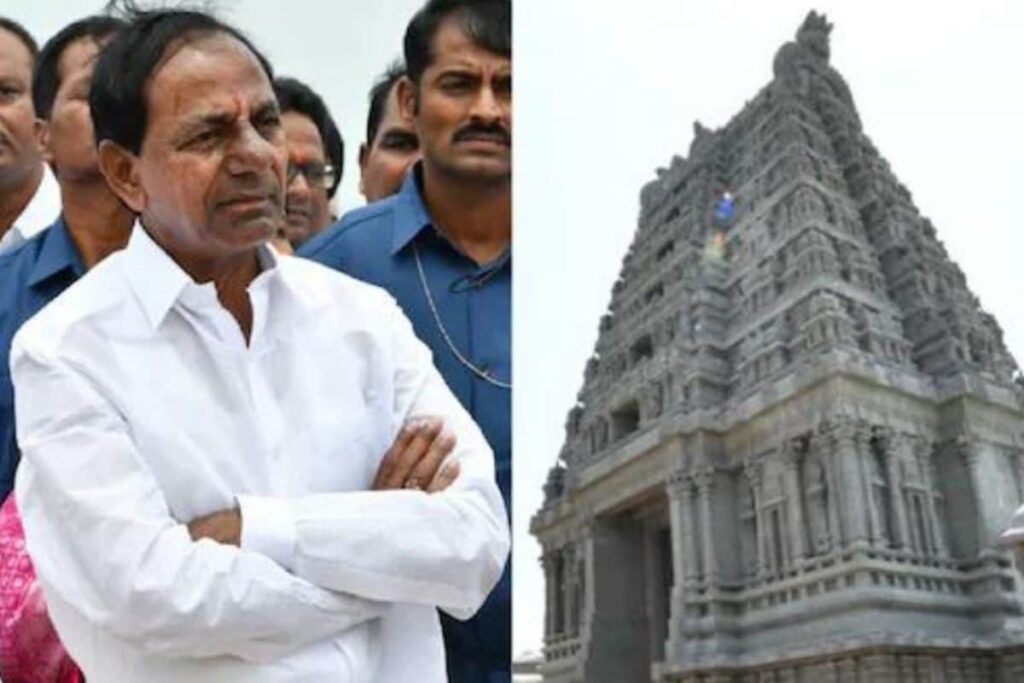 KCR to Review Yadadri Temple Works on Tuesday, Likely to Decide Inauguration Dates