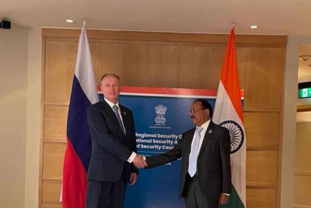 NSA Ajit Doval Holds Bilateral Talks with Counterparts from Russia, Kazakhstan and Iran