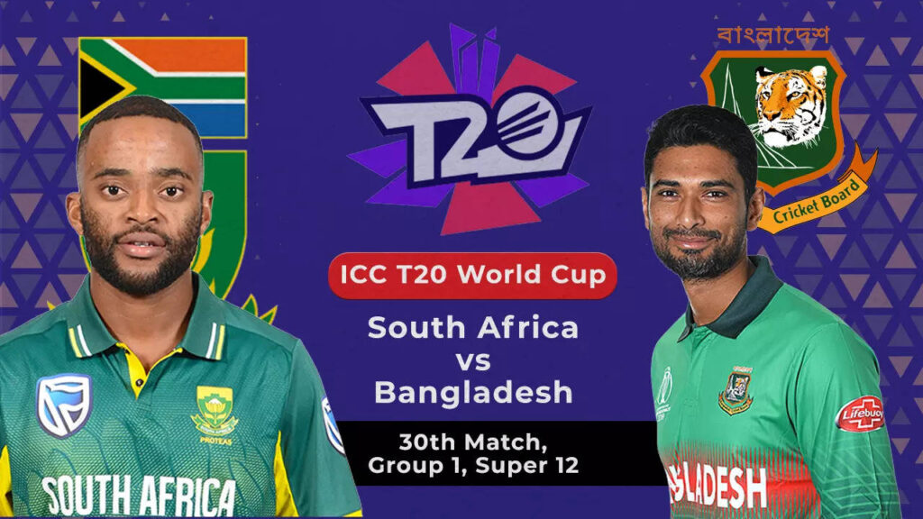 T20 World Cup Live Score: South Africa vs Bangladesh