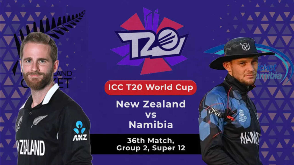 T20 WC Live: NZ look for easy win over minnows Namibia