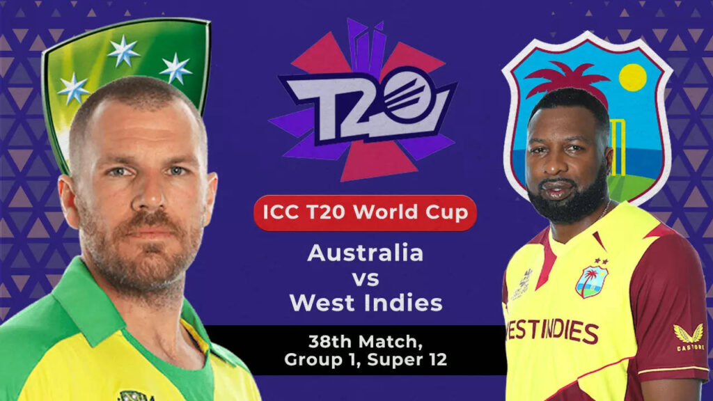 T20 World Cup Live Score: Australia vs West Indies