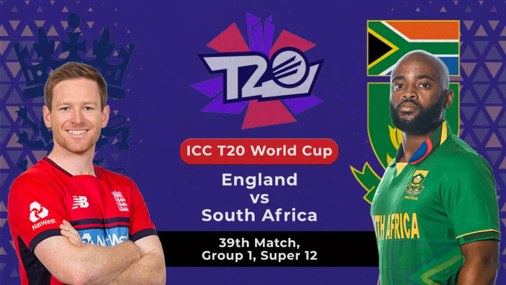 T20 World Cup Live Score: England vs South Africa