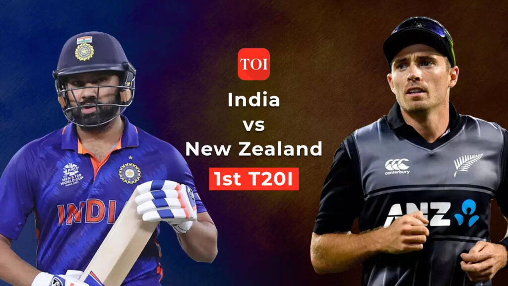 Live Cricket Score: India vs New Zealand, 1st T20I