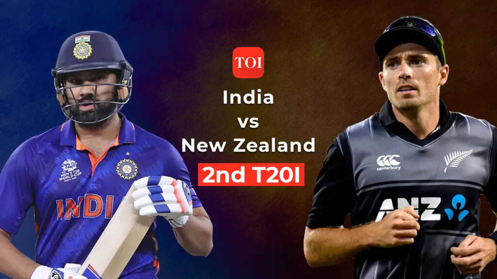 Live Cricket Score: India vs New Zealand, 2nd T20I