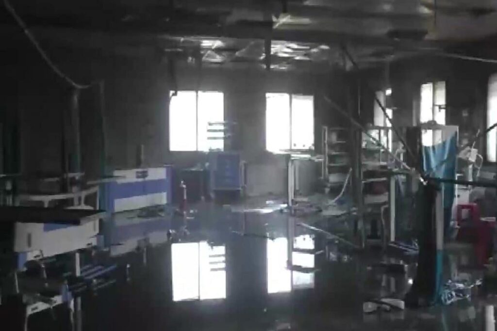 Ahmednagar Fire: 10 Covid Patients Dead as Blaze Engulfs Maharashtra Hospital ICU