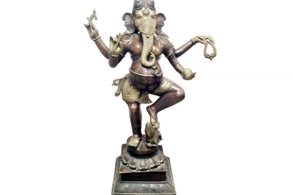 Rare 400-year-old Brass Ganapati Idol Seized by Customs at Chennai Airport