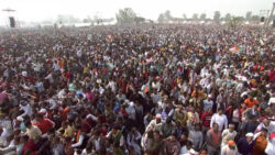 Noida airport: Thousands flock Jewar for foundation laying event