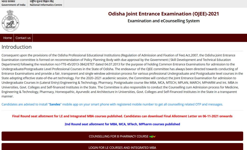 OJEE 2021 Counselling schedule revised: Check details