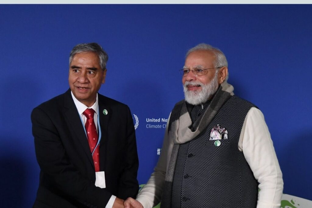 Nepal PM Deuba Thanks Modi for India's Support During CovidPandemic