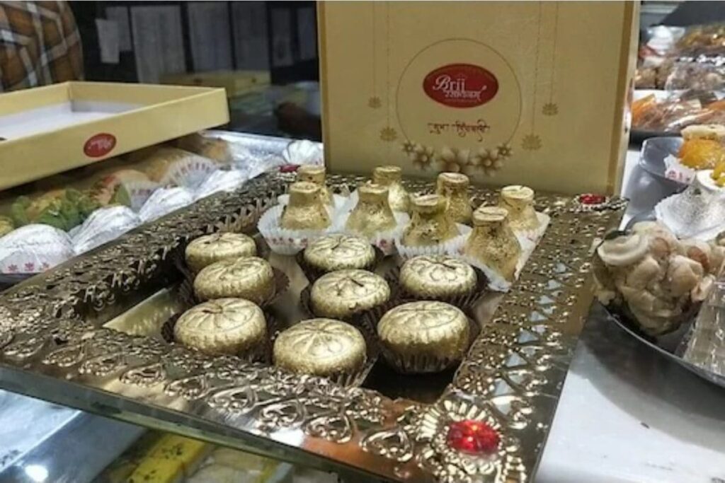 This Gold-plated Sweet Was Centre of Attraction This Diwali at Agra Shop