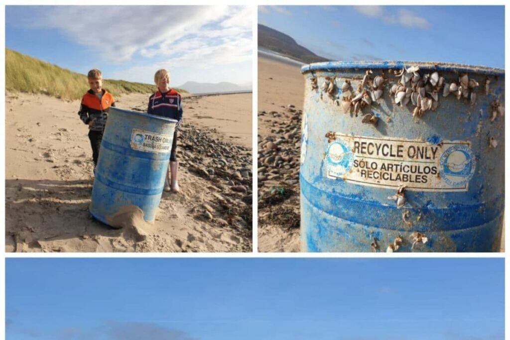 Trash Can Travels 5,600 km From US' South Carolina to Ireland