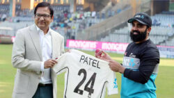 Ajaz hands over 10-wicket ball, match T-shirt to MCA's upcoming museum