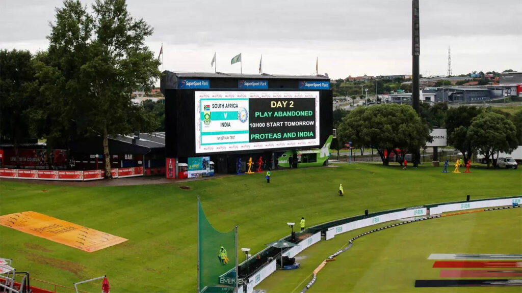 1st Test: 2nd day's play washed out without a ball being bowled