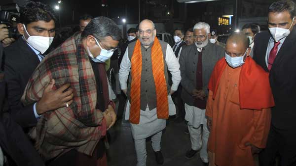 Amit Shah to visit Ram Lalla, Hanumangarhi temple today, to address 3 public rallies in UP