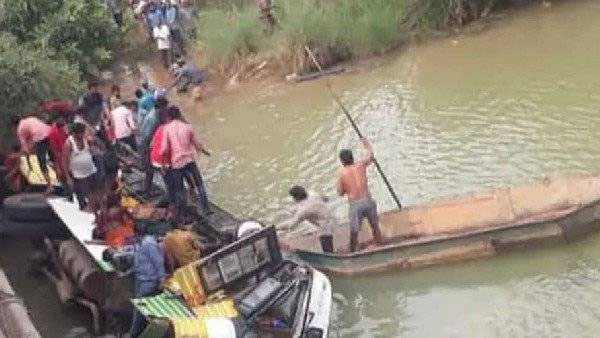 9 killed as APSRTC bus carrying 50 passengers falls into stream in Andhra's West Godavari district