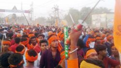 Bajrang Dal men remove 'Pakistani food fest' banner from restaurant, set it afire in Surat