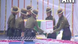 Chopper crash: Mortal remains of Gen Bipin Rawat, his wife, some others brought to Delhi