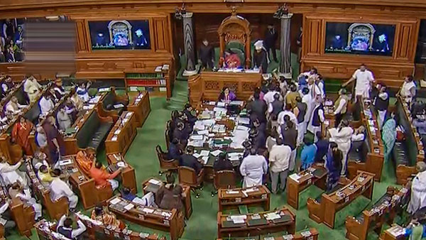 In Rajya Sabha, BJP MP calls protesting opposition members 'Omicron', a threat to democracy