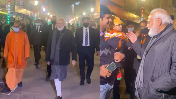 Watch: PM Modi’s late night inspection of development works in Varanasi