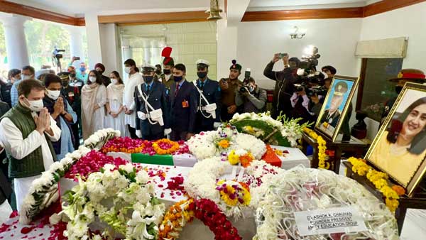 In pics: Amit Shah, Doval, others pay last respects to Gen Bipin Rawat