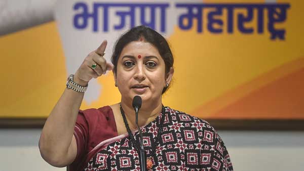 Got crowd from Lucknow, Chhattisgarh: Smriti Irani's dig at Rahul, Priyanka over Amethi 'padyatra'