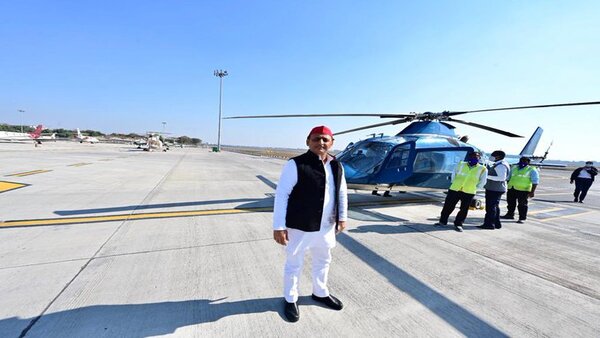 Losing BJP's conspiracy: Akhilesh Yadav alleges chopper stopped in Delhi