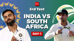 Live Cricket Score, India vs South Africa, 3rd Test Day 1