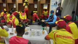 ICC U-19 World Cup: VVS Laxman interacts with Uganda players